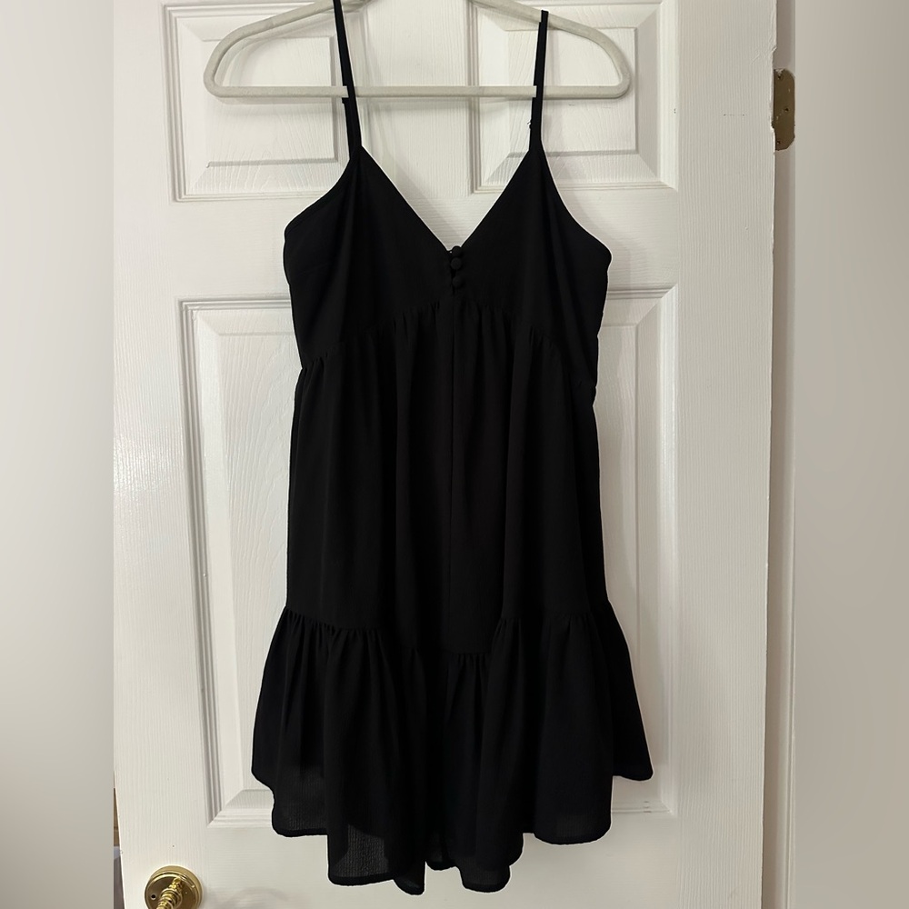 Urban Outfitters Black Midi Dress